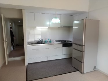 石巻市　広々キッチンに大変身！マンション・キッチンリフォーム