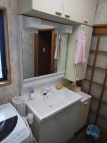美里町　化粧台交換リフォーム