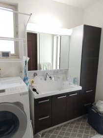 石巻市　エコキュート・洗面リフォーム