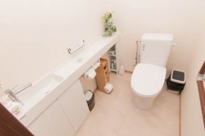 大崎市【手洗い器も備えたトイレリフォーム】