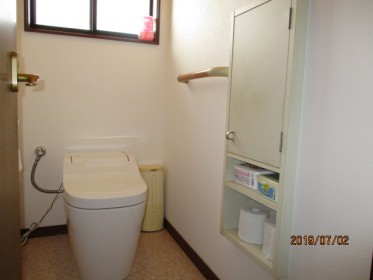 石巻市＿泡が出るから掃除も簡単！トイレリフォーム