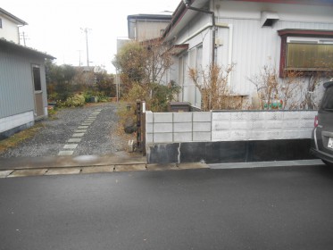 石巻市＿危険ブロック直して安心！外構・エクステリアリフォーム