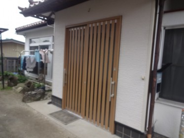 石巻市＿気密性しっかり！あったか玄関リフォーム