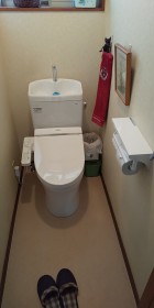 加美郡色麻町＿換気扇や床も一新！トイレリフォーム