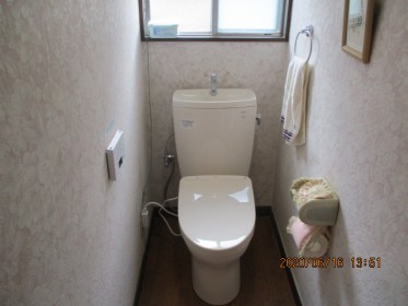 石巻市大街道東＿便座交換トイレリフォーム