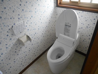 東松島市大曲＿床もキレイなトイレリフォーム