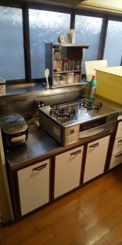 石巻店の施工事例　居間・キッチン改装工事