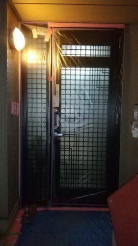 玄関ドア交換の施工事例