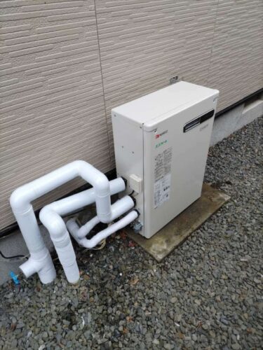 石油給湯器交換の施工事例