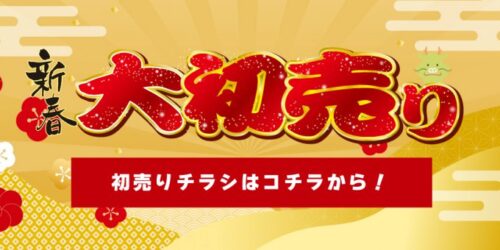 初売りチラシをチェック！