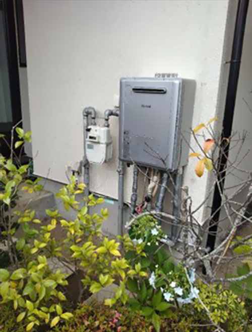 ガス給湯器設置